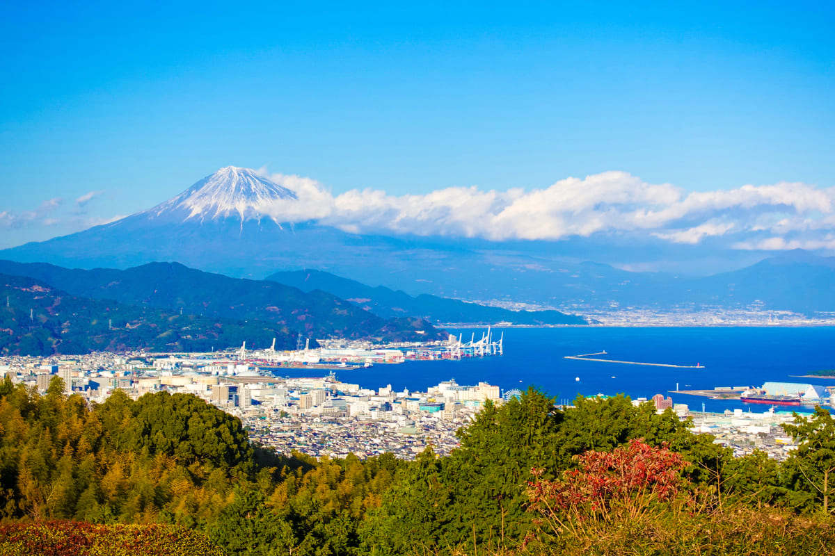 日本平ホテルから見た富士山